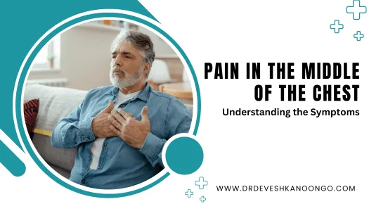 blog post about chest pain in which a man lay hands on his chest