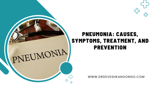 Blog post banner on pneumonia