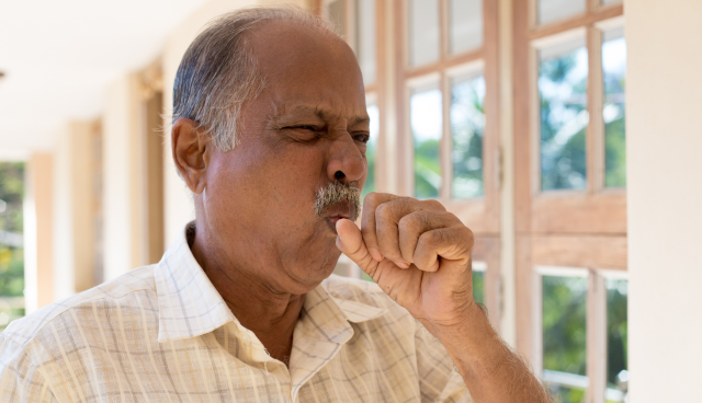 A man suffering from Mild COPD
