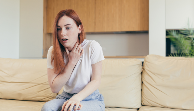 A Woman suffering from Shortness of breath due to Lung Infection